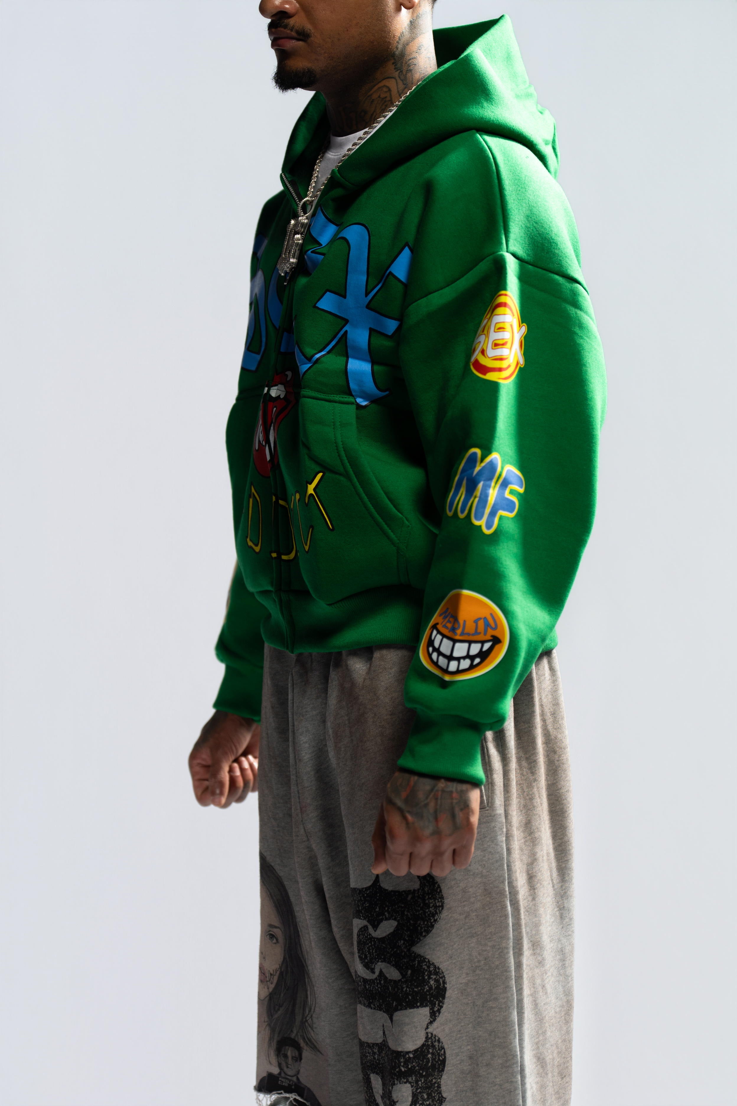 Loaded Addiction Hoodie Green – MerlinsFatherClothing