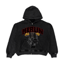 Merlin Photo Flame Hoodie Black
