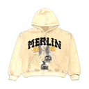 Merlin Photo Flame Hoodie Cream