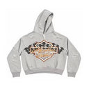 Merlin Scripted Hoodie Grey