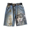 Bloody Faces Jean Shorts
