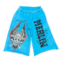 Merlin Moto Shorts Ocean Blue