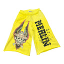 Merlin Moto Shorts Lemon Yellow