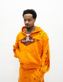 Merlin MOTO On Fire Hoodie Orange