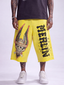 Merlin Moto Shorts Lemon Yellow