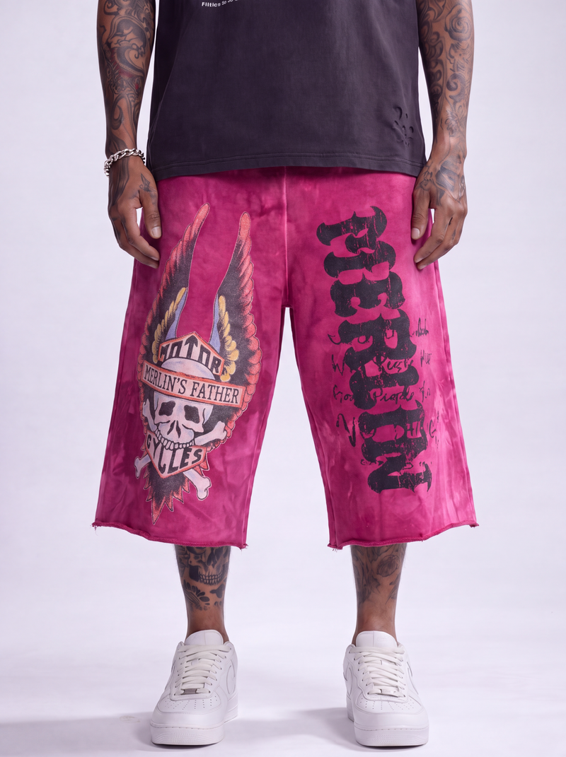 Merlin Moto Shorts Ruby Red
