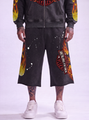 Merlin Moto On Fire Shorts