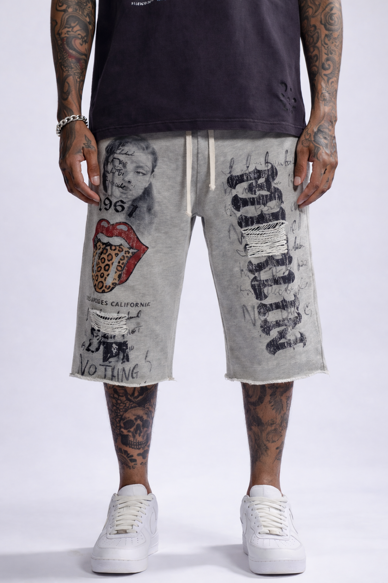 Merlin Rolling Cheetah Stones Shorts