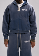 Merlin Washing Blue Pain Hoodie