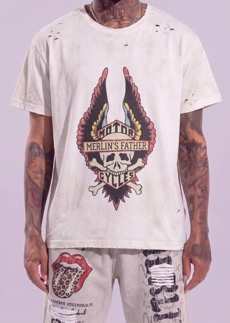 Merlin Flying Tattoo Shirt