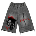 Face Of Pain Shorts Grey
