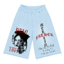 Face Of Pain Shorts Blue