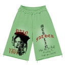 Face Of Pain Shorts Green