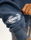 Merlin Washing Blue Pain Hoodie